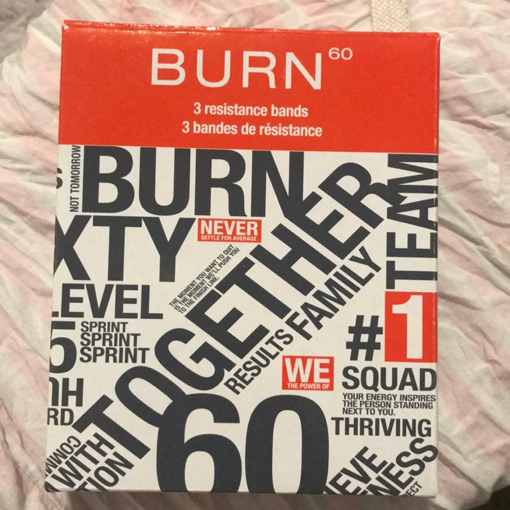 Burn 60 resistance bands